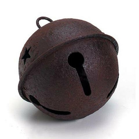 Darice Rusty Bell with Star Cutouts