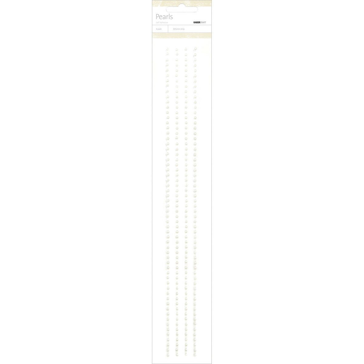 Kaiser Craft Pearl Strips White