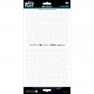Hey Sugar Sugar, Alphabet Stickers, White
