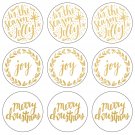 kaiser Craft Lucky Dip Collection Christmas Foil Stickers Tis The Season