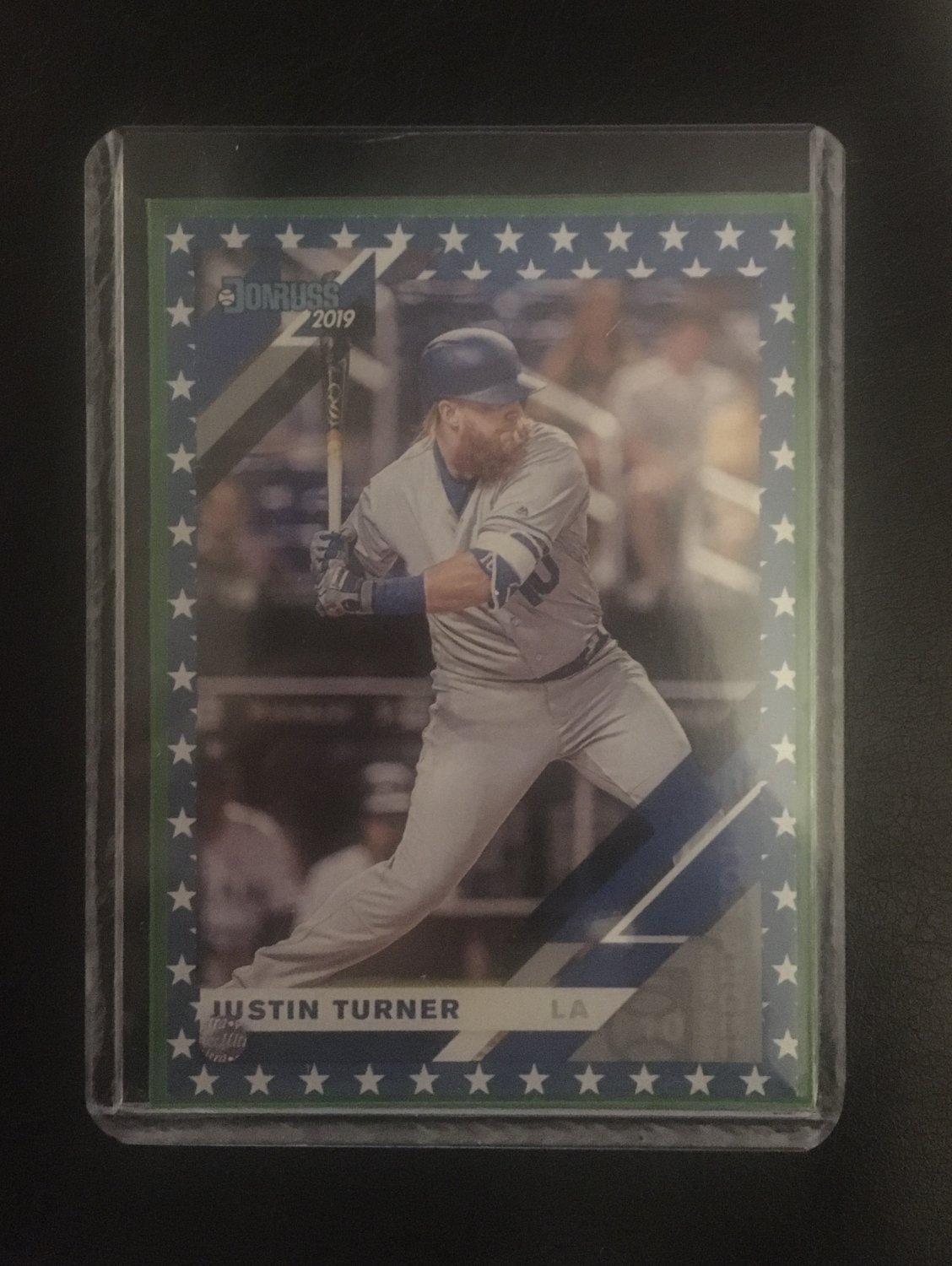 2019 Donruss Justin Turner #95 Independence Day Parallel