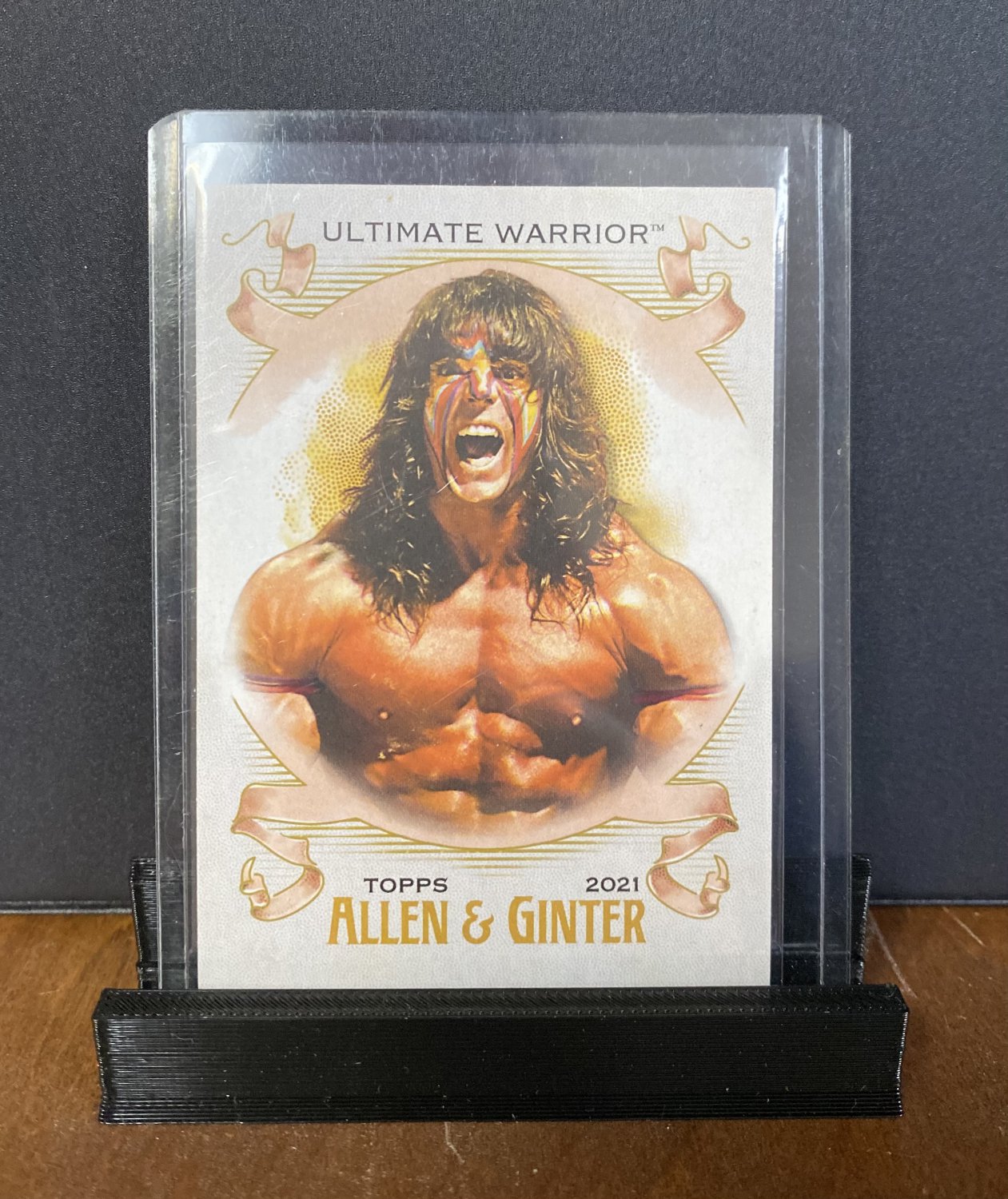 2021 WWE Topps Heritage Allen & Ginter Ultimate Warror #AG-28