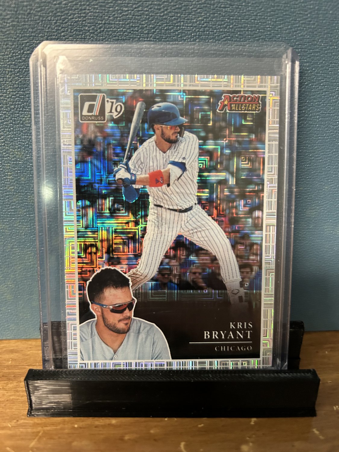 2019 Donruss Action All-Stars Kris Bryant #AA7 Vector Parallel