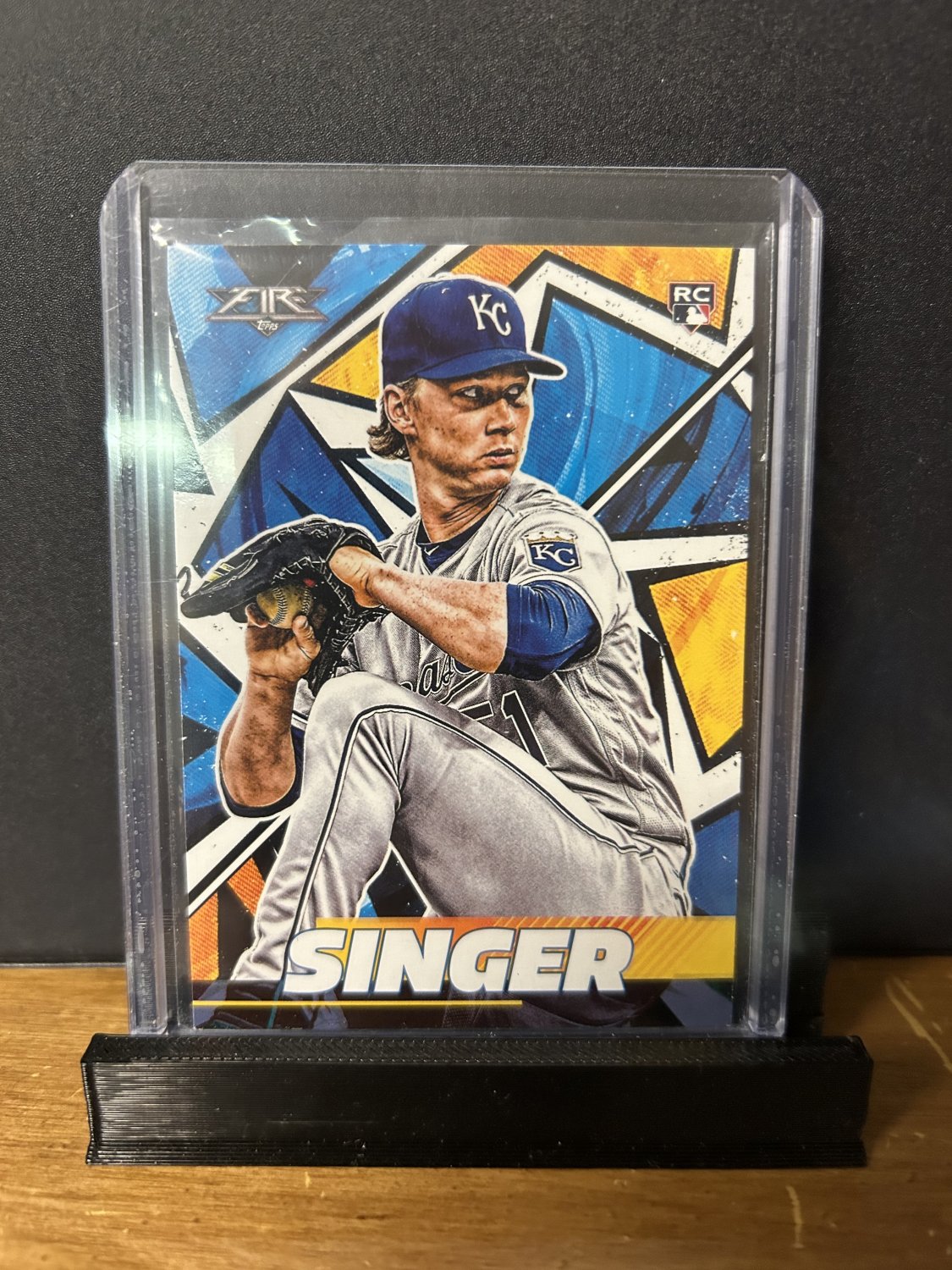 2021 Topps Fire Brady Singer #47 RC