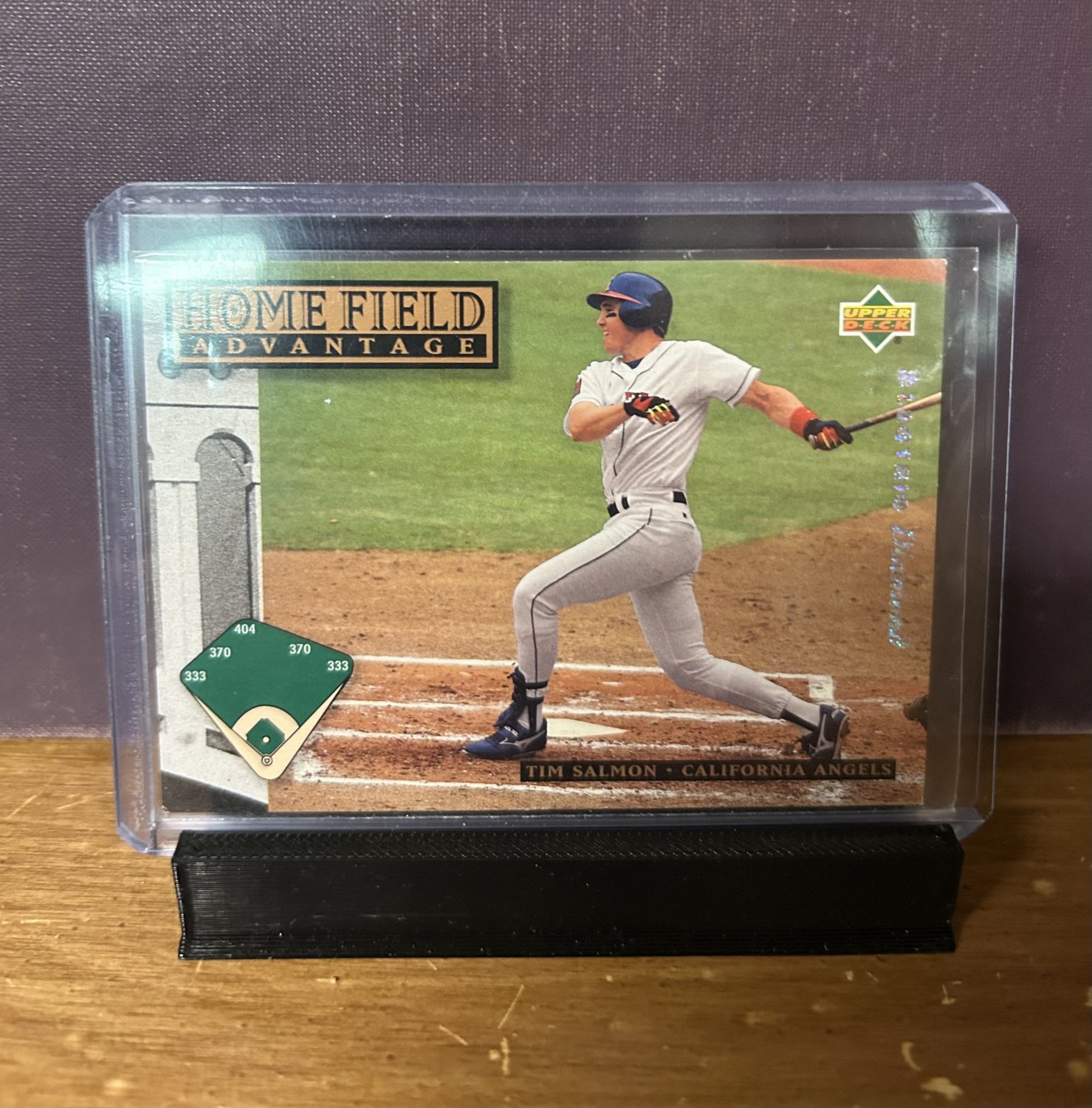 1994 Upper Deck Tim Salmon #283 Home Field Advantage Electric Diamond