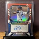 2021 Panini Prizm Rookie Autographs Cristian Javier #RA-CJ RC Red/White/Blue Prizm 29/50