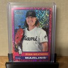 2025 Topps Heritage Ryan Weathers #275 Pink Sparkle Parallel