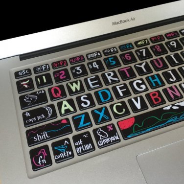 MacBook Keyboard Decal Sticker - Mac Air Pro DIY Keyboard Skin