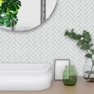 Hexagon Selfadhesive Floor Sticker DIY Wall Decal Kitchen Bathroom Home Decor - 10pcs/Set