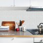 Hexagon Selfadhesive Floor Sticker DIY Wall Decal Kitchen Bathroom Home Decor - 10pcs/Set