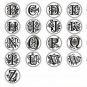 Wax Seal Stamp Set kit - A to Z Alphabet Wax Seal - Wax Stamp - Capital Letter