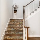 3D Selfadhesive Staircase Stair Riser Floor Sticker DIY Decal Home Decor