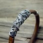 2 Vintage Tibetan Silver Tube Beads for Necklace Pendant, Bracelet or any DIY Beading