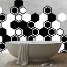 Hexagon Selfadhesive Floor Sticker DIY Wall Decal Kitchen Bathroom Home Decor