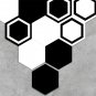 Hexagon Selfadhesive Floor Sticker DIY Wall Decal Kitchen Bathroom Home Decor