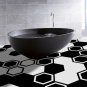 Hexagon Selfadhesive Floor Sticker DIY Wall Decal Kitchen Bathroom Home Decor