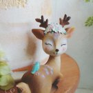 CAKE TOPPER - Cute Deer Figure Custom Wedding Birthday Party Decor DIY Figurines
