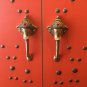 Handmade Brass Cabinet Knob Door Handle Drawer Pull with Screw