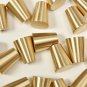 Satin Brass Cabinet Knob Handle Drawer Pull with Screw