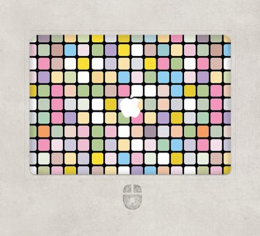 MacBook Air Pro Decal Sticker - Mac Skin Front Cover