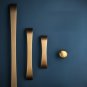 Satin Brass Cabinet Knob Door Handle Drawer Pull with Screw