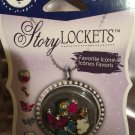Blue Moon Beads- Story Locket Charms- Favorite Icons-Unique Hard to Find Set