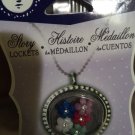 Blue Moon Beads Story Lockets Acrylic Daisy Charms - 5 PC.