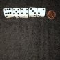 5 PACK SIX sided White Dice