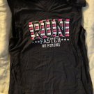 KIDPIK XXL Girls Black pink and white hooded tank