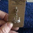 Bead Landing Charm Crown Sparking Cubic Zirconia Dangling
