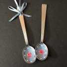 Vintage Miniature Silver Spoon Set