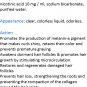 Hair moisturizes, stimulates growth.Nicotinic acid for hair. 3packages-2courses