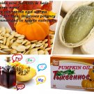PUMPKIN OIL capsules. Skin and hair. Potency. Vitamins and minerals. 60-600 caps