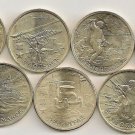 RAR Russia 2 rubles Hero Cities. 45 years of the Victory WW2 UNC-7 coins