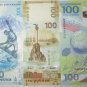 100 rubles 2018 FIFA world Cup Russia & Crimea & Sochi 2014