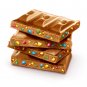 Milk chocolate. With a blast of caramel -- "the Explosive bees". Russia