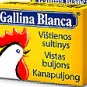 Bouillon cube "Gallina Blanca" 8*10 grams -- chicken, beef or mushroom