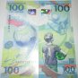 ✵Russia ✵100 rubles FIFA 2018 World Cup Football ✵ Polymer ✵ UNC ✵ prefix AA✵