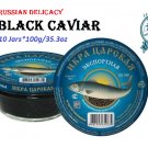 Black caviar export 10 Jars*100g/35.3oz Russian Delicacy Exp. 12/2022