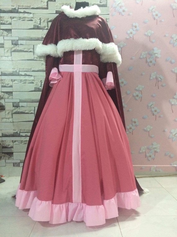 beauty and the beast belle winter dress