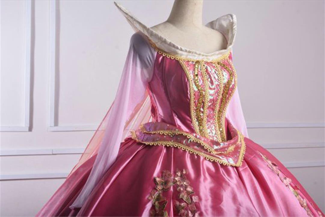 Aurora Costume Pink Aurora Dress Princess for Adults