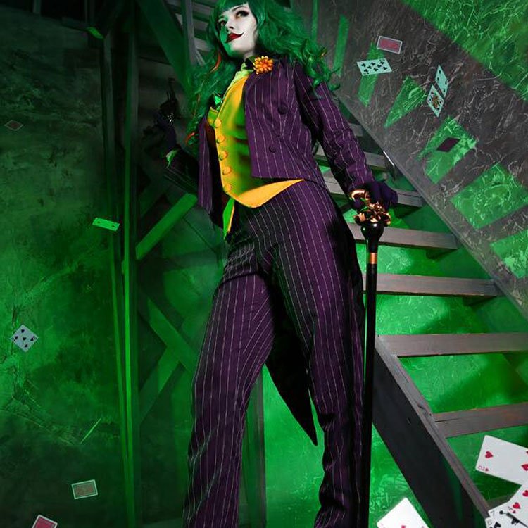 Joker Jack Outfits Female Joker Costume for Womens