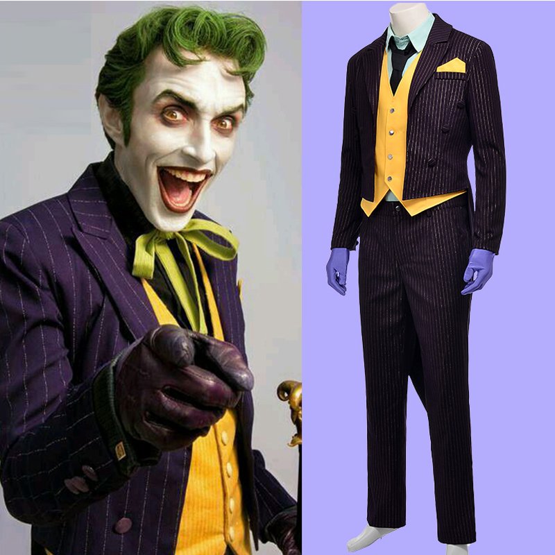 Joker costume Custom Batman for Mens or Womens