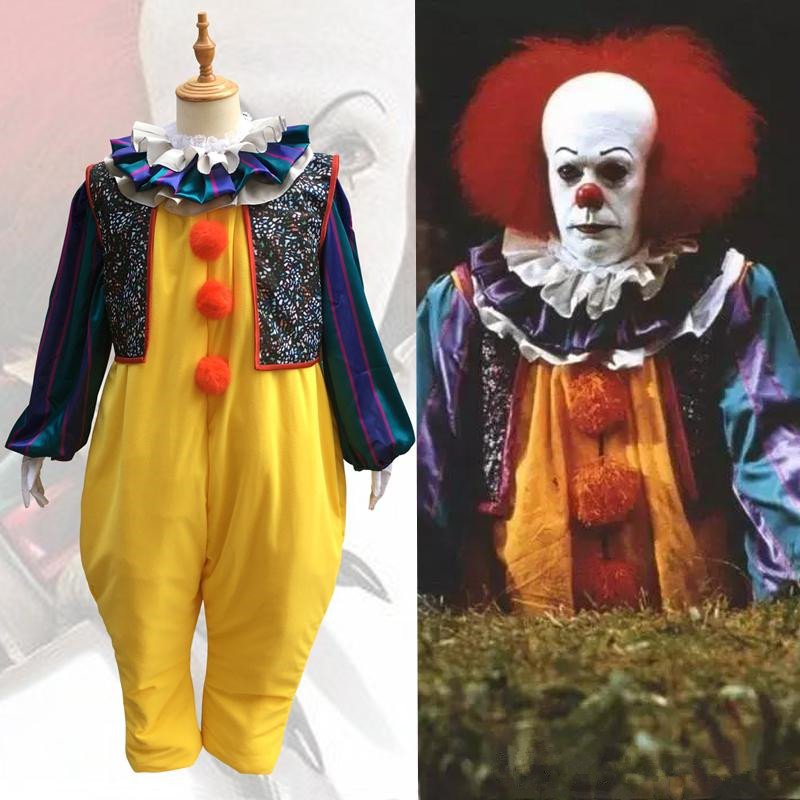 Pennywise costume for male female Stephen king's it cosplay costume ...