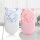 1PCs Cute Portable Mini Fan Handheld USB Chargeable Desktop Fans 3 Mode Adjustable