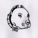 Excitingly Monochrome Dog Embroidery Design | 4x4 Hoop Design | Dog Machine Embroidery Designs