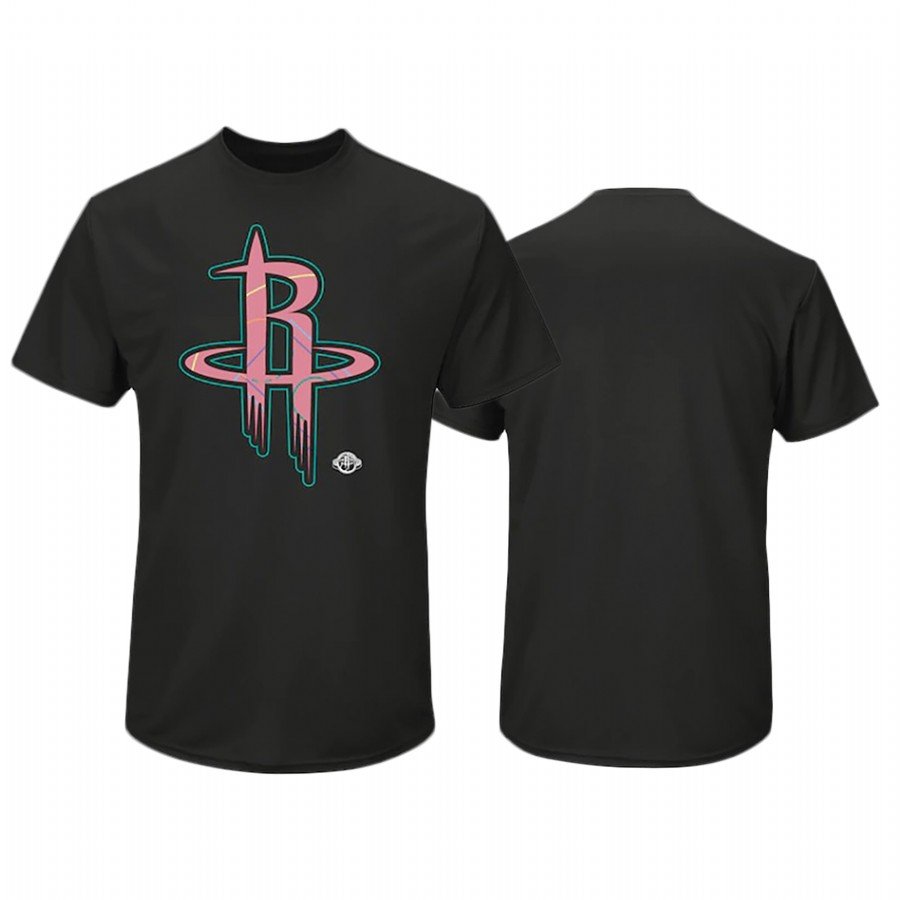 Youth Houston Rockets Black Iconic T-Shirt