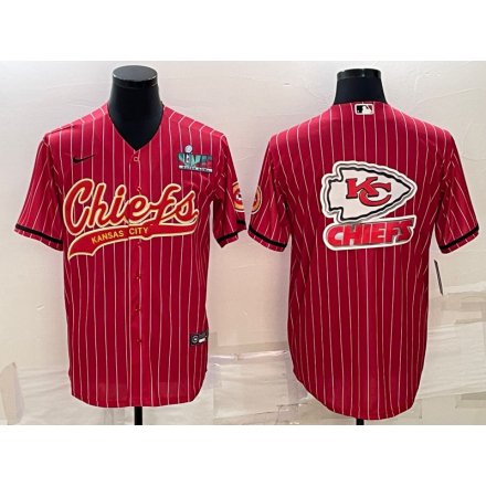 Official Kansas City Chiefs Super Bowl Jerseys, Chiefs Red Super Bowl LVII  Patch Jersey, Uniform