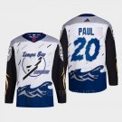 Brayden Point #21 New 2023 Tampa Bay Lightning Reverse Retro Jerseys