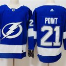 Tampa Bay Lightning #10 corey perry white blue 2022 reverse retro  primegreen jersey